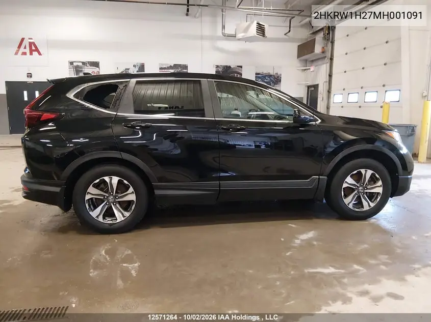 2021 HONDA CR-V VIN 2HKRW1H27MH001091 — фото 12