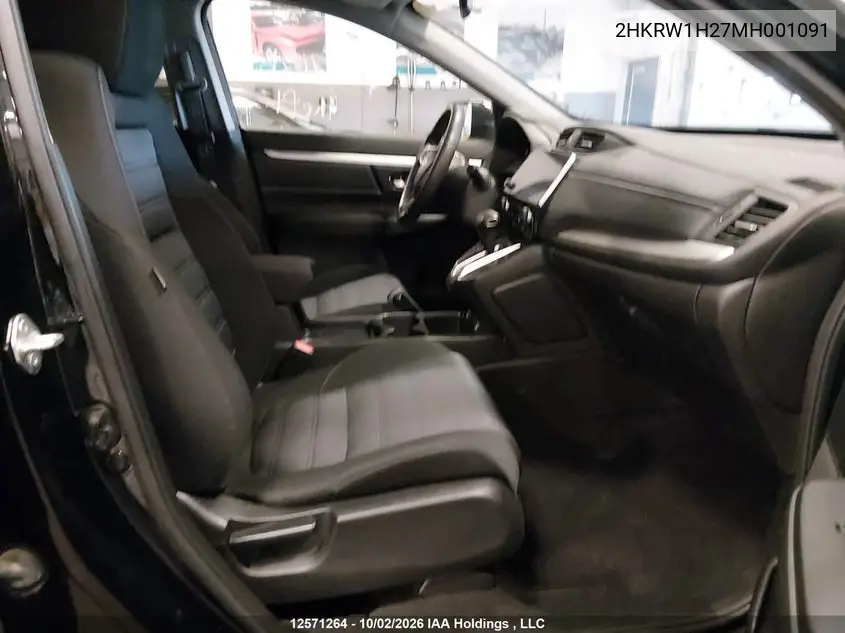 2021 HONDA CR-V VIN 2HKRW1H27MH001091 — фото 5