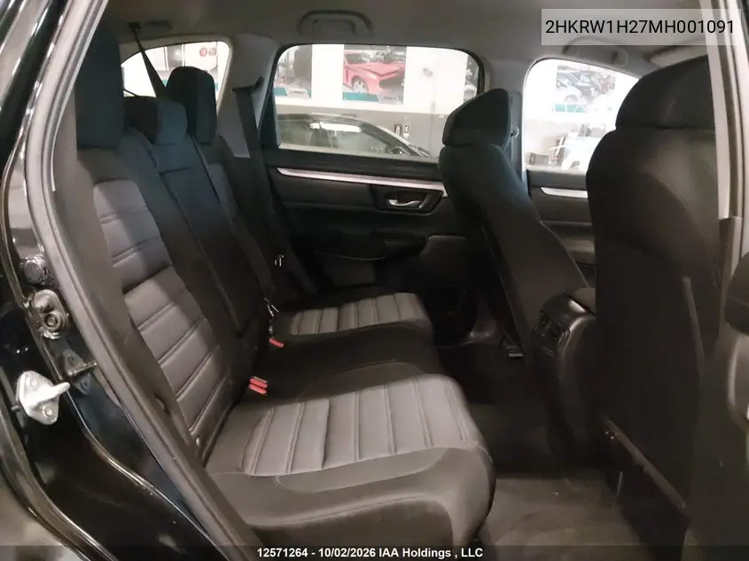 2021 HONDA CR-V VIN 2HKRW1H27MH001091 — фото 8