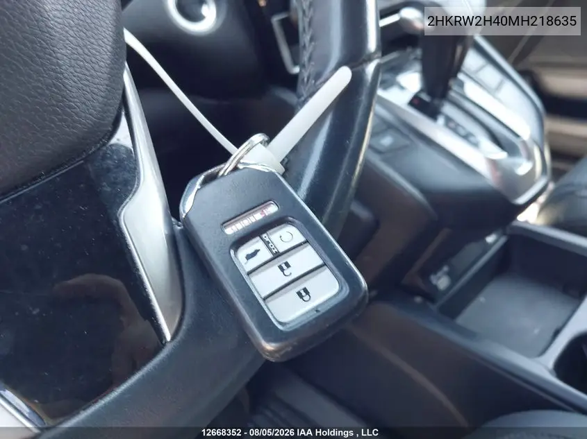 2021 HONDA CR-V VIN 2HKRW2H40MH218635 — фото 10