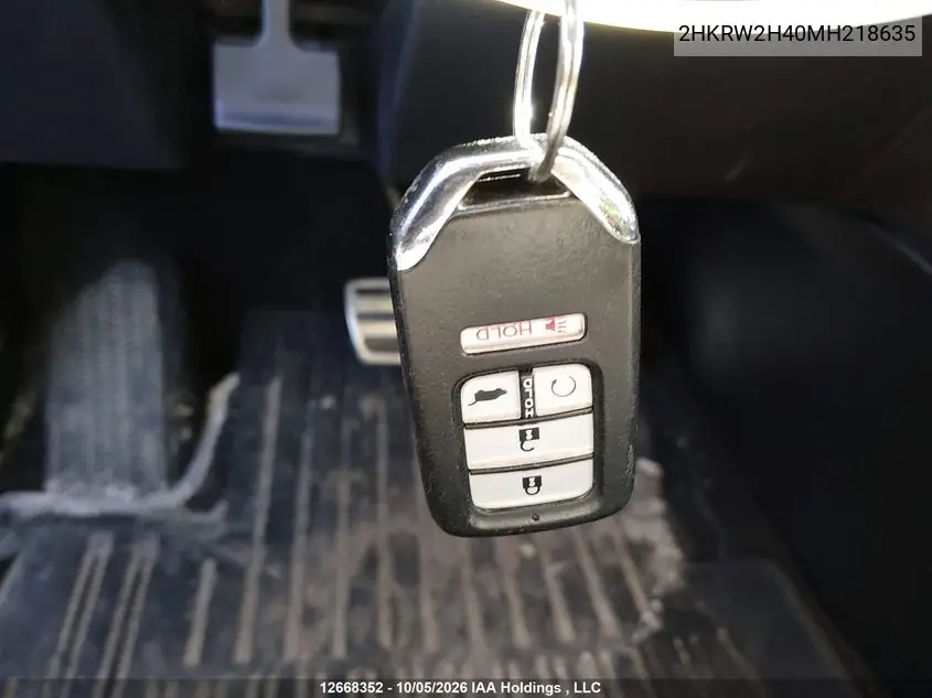 2021 HONDA CR-V VIN 2HKRW2H40MH218635 — фото 11