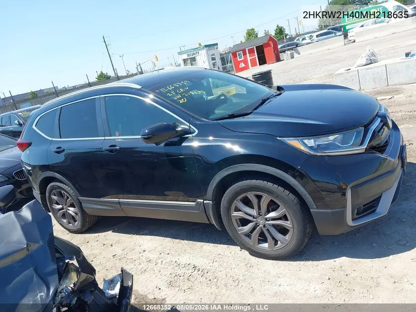 2021 HONDA CR-V VIN 2HKRW2H40MH218635 — фото 12