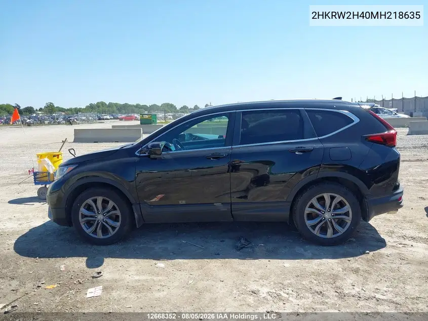 2021 HONDA CR-V VIN 2HKRW2H40MH218635 — фото 13
