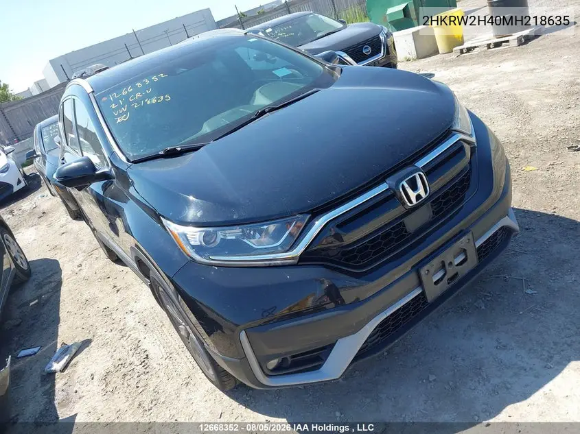 2021 HONDA CR-V VIN 2HKRW2H40MH218635 — фото 6