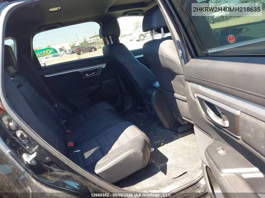 2021 HONDA CR-V VIN 2HKRW2H40MH218635 — фото 8