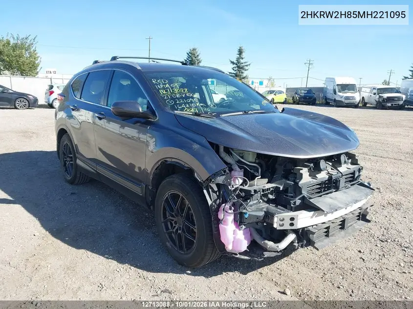 HONDA CR-V 2021, VIN 2HKRW2H85MH221095