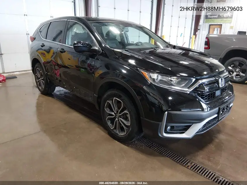 HONDA CR-V 2021, VIN 2HKRW2H88MH679603