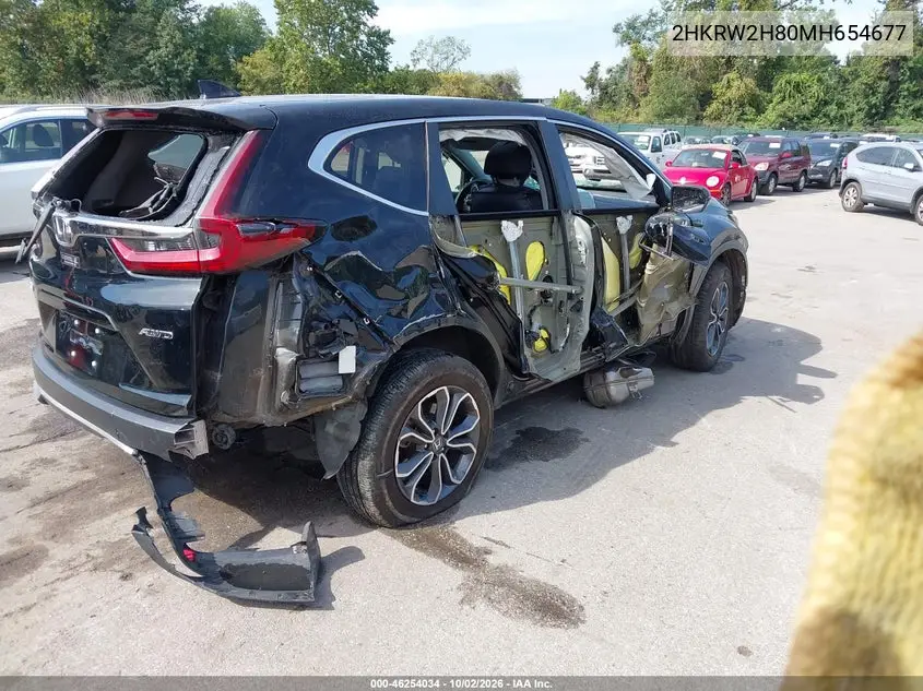 2021 HONDA CR-V VIN 2HKRW2H80MH654677 — фото 4