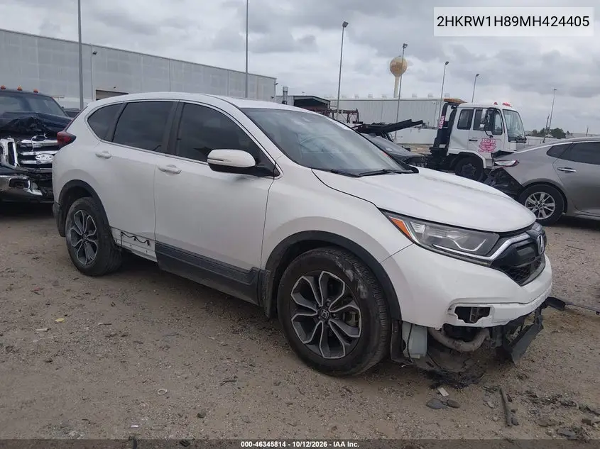 HONDA CR-V 2021, VIN 2HKRW1H89MH424405