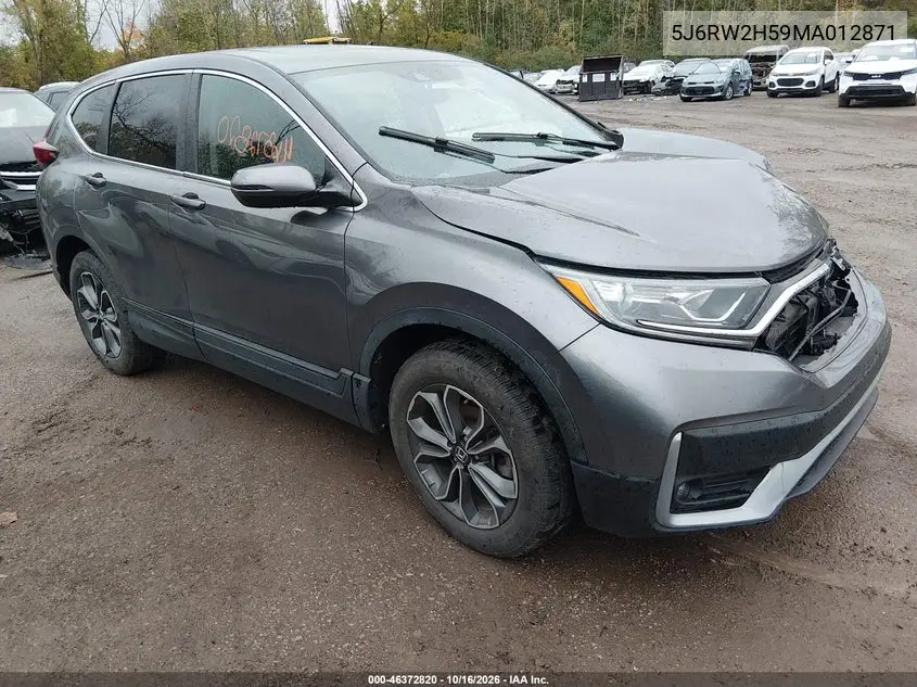 HONDA CR-V 2021, VIN 5J6RW2H59MA012871
