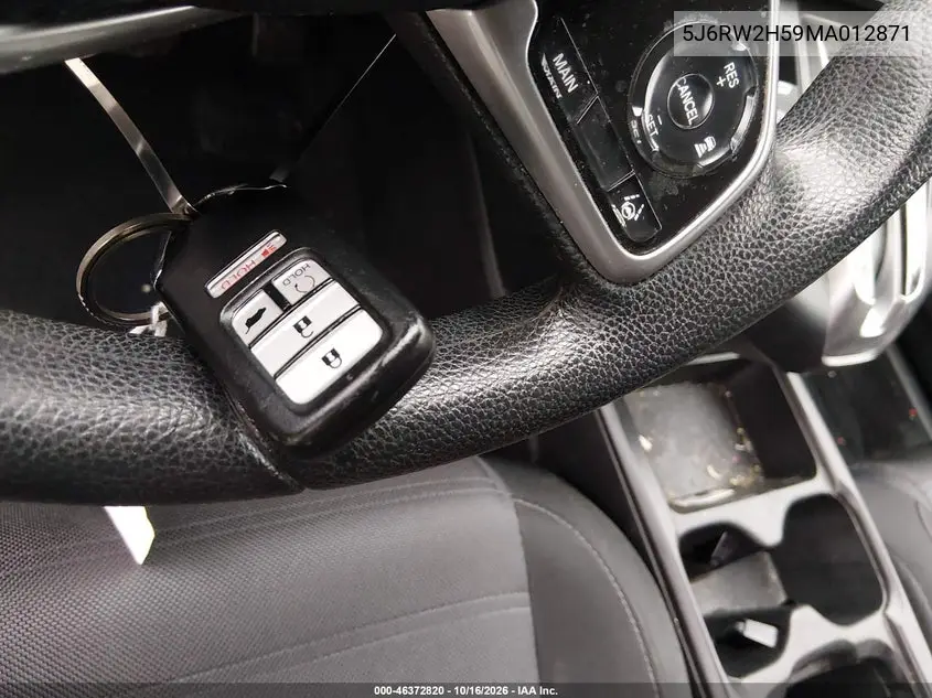 2021 HONDA CR-V VIN 5J6RW2H59MA012871 — фото 11