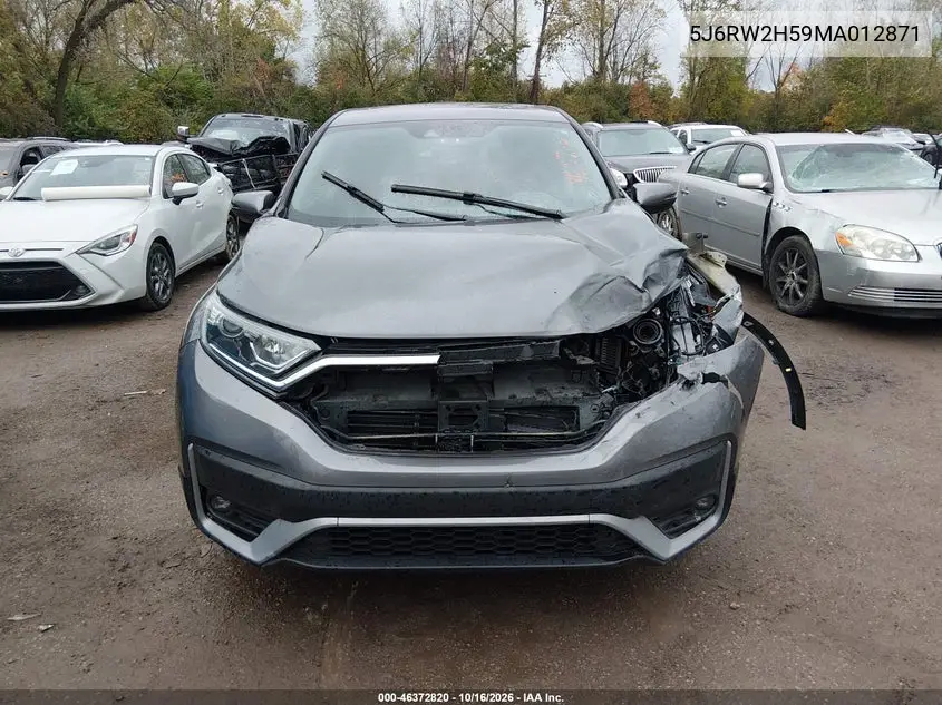 2021 HONDA CR-V VIN 5J6RW2H59MA012871 — фото 12