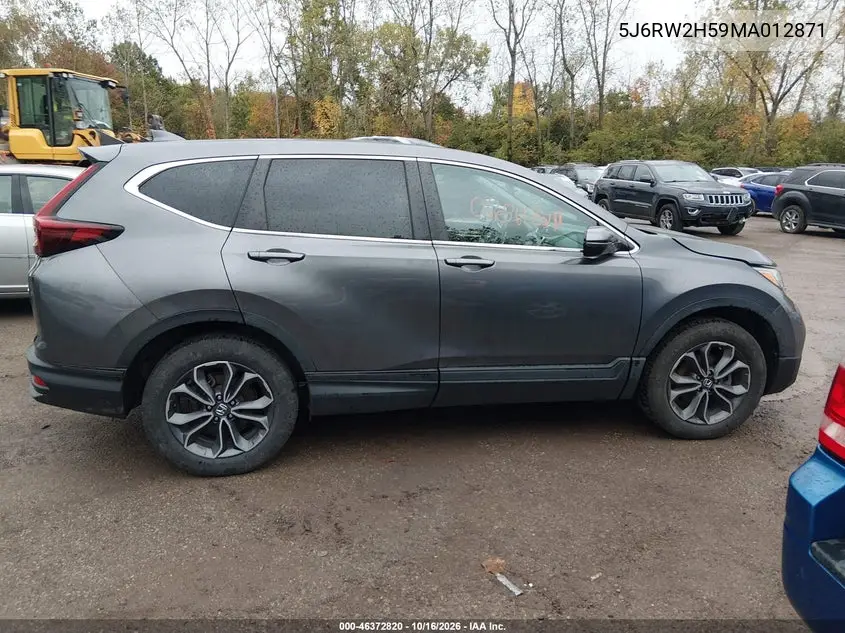 2021 HONDA CR-V VIN 5J6RW2H59MA012871 — фото 13