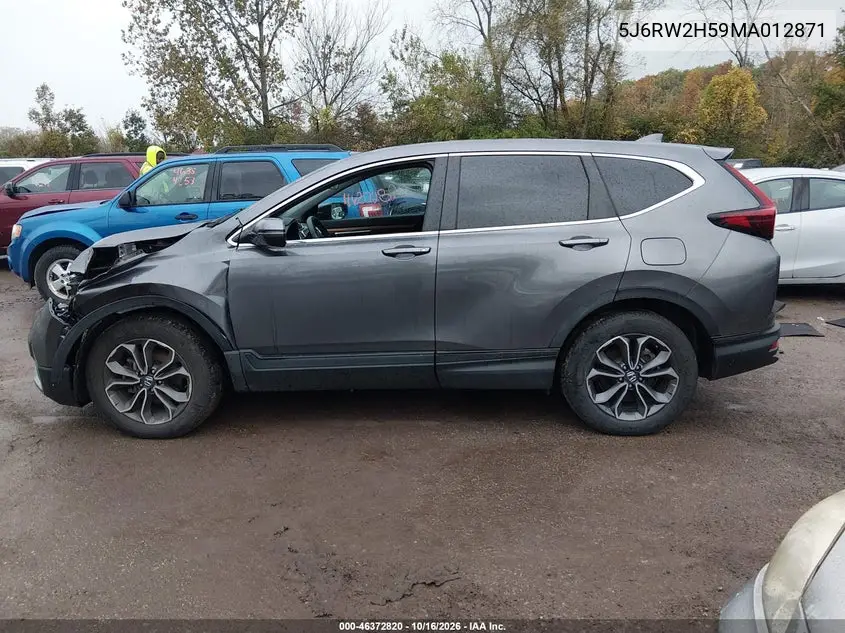 2021 HONDA CR-V VIN 5J6RW2H59MA012871 — фото 14