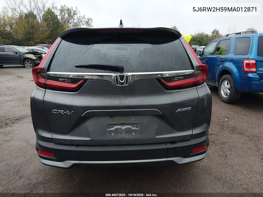 2021 HONDA CR-V VIN 5J6RW2H59MA012871 — фото 16