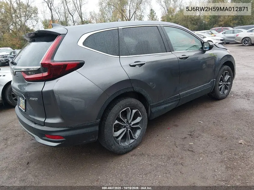 2021 HONDA CR-V VIN 5J6RW2H59MA012871 — фото 4