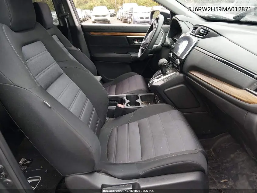 2021 HONDA CR-V VIN 5J6RW2H59MA012871 — фото 5
