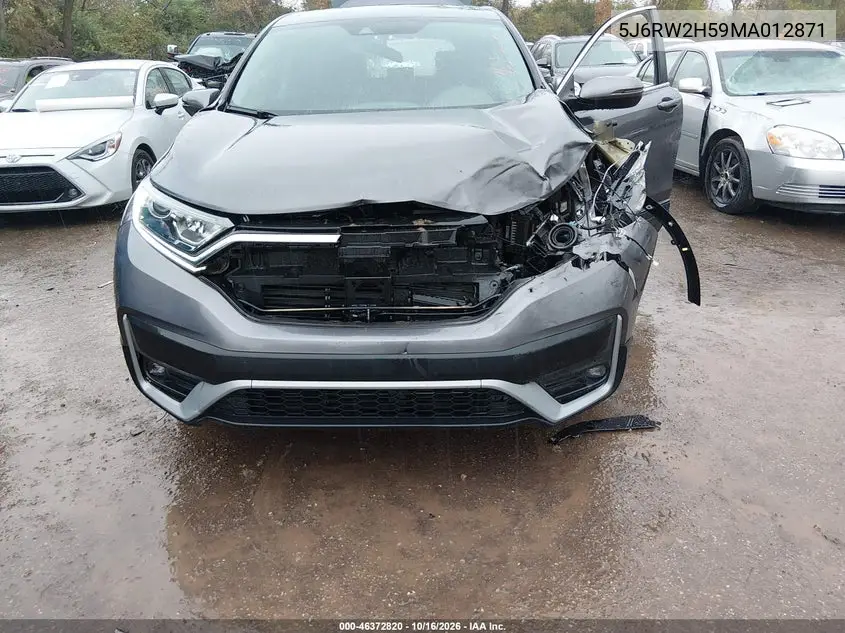 2021 HONDA CR-V VIN 5J6RW2H59MA012871 — фото 6