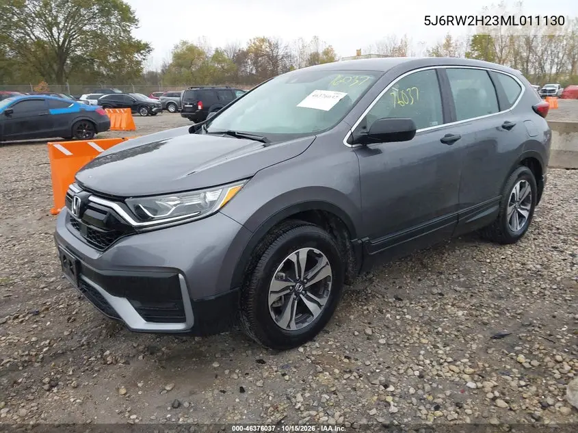 2021 HONDA CR-V VIN 5J6RW2H23ML011130 — фото 2