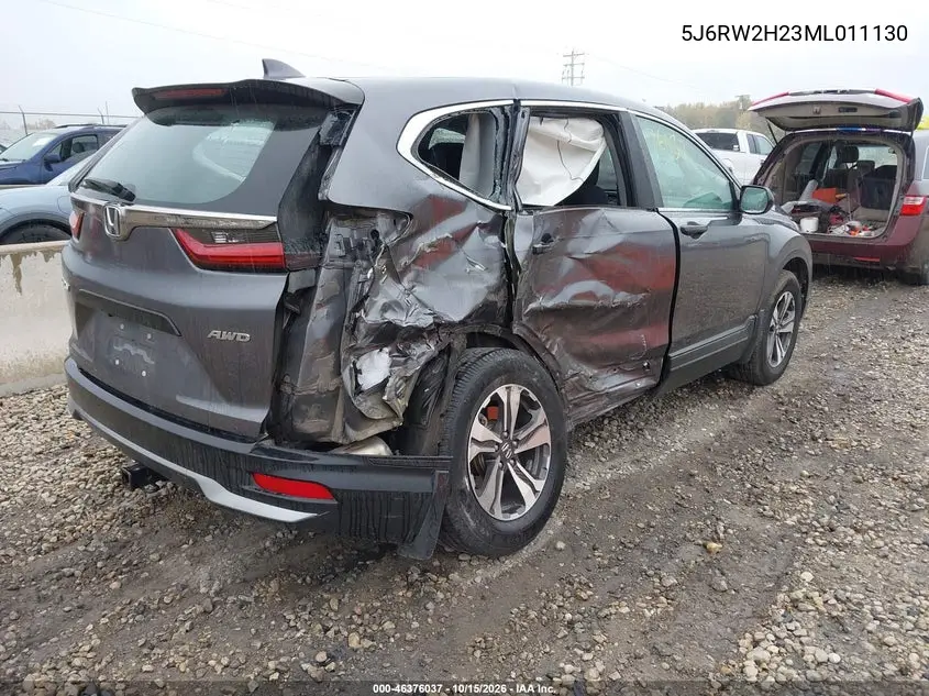 2021 HONDA CR-V VIN 5J6RW2H23ML011130 — фото 4