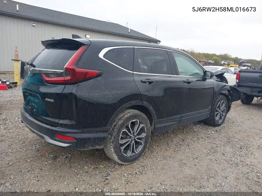 2021 HONDA CR-V VIN 5J6RW2H58ML016673 — фото 4