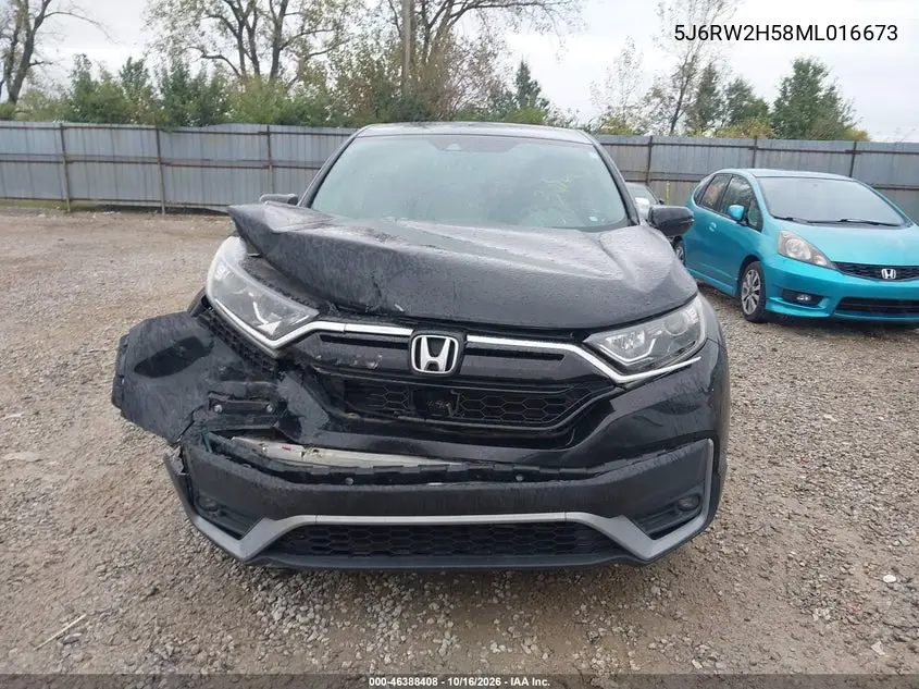 2021 HONDA CR-V VIN 5J6RW2H58ML016673 — фото 6