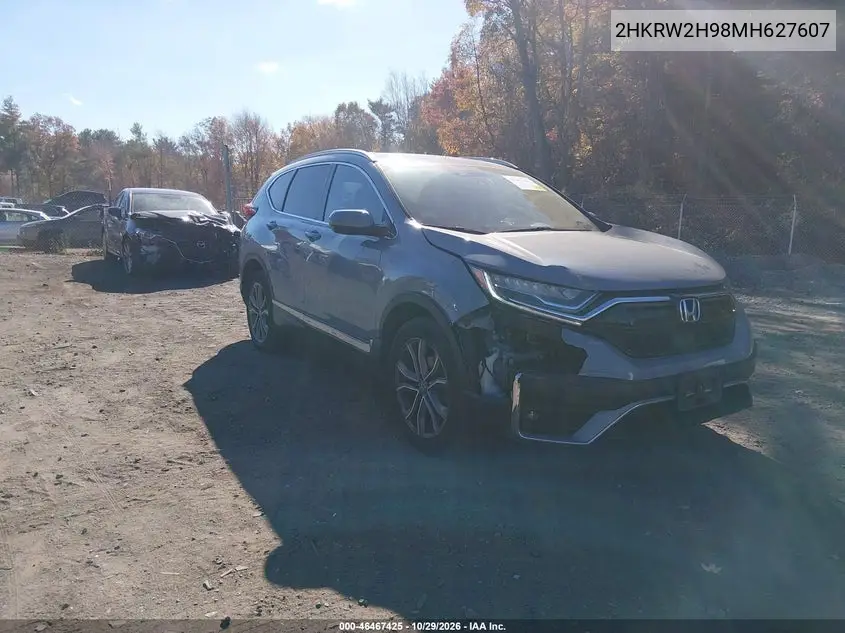 HONDA CR-V 2021, VIN 2HKRW2H98MH627607