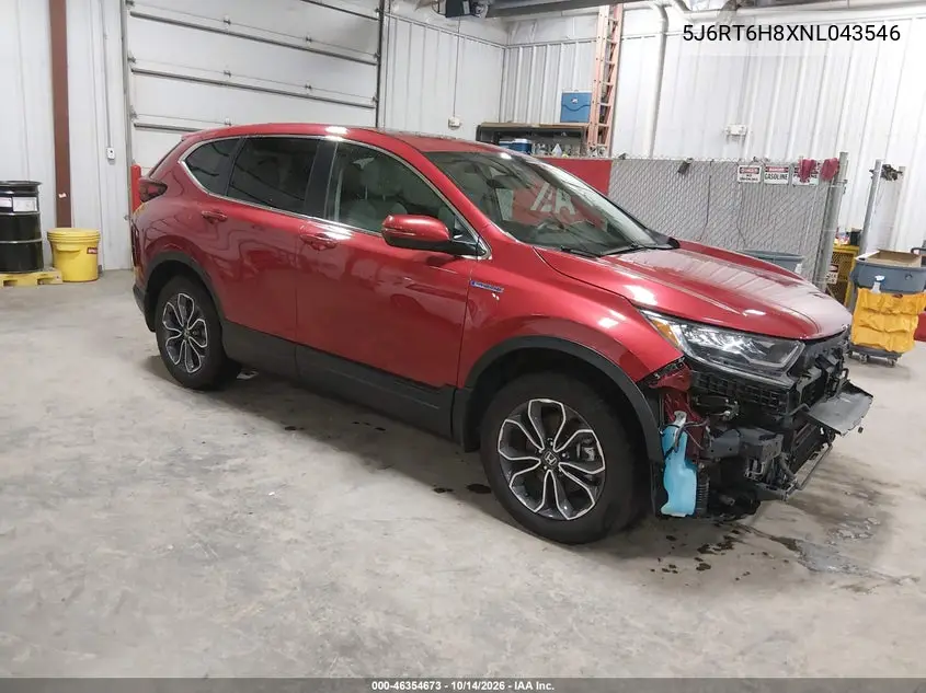 HONDA CR-V 2022, VIN 5J6RT6H8XNL043546