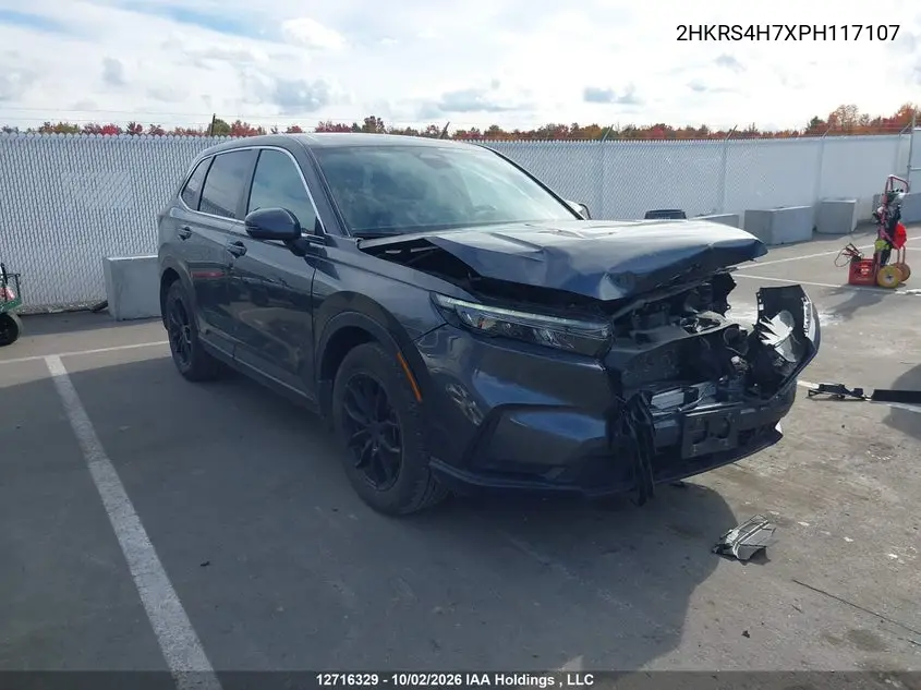 HONDA CR-V 2023, VIN 2HKRS4H7XPH117107