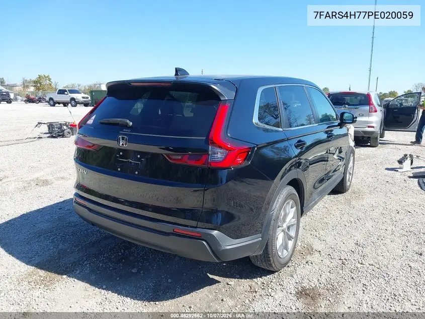 2023 HONDA CR-V VIN 7FARS4H77PE020059 — фото 4