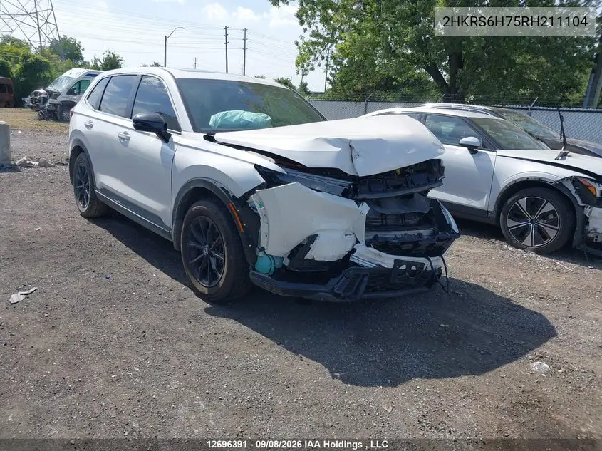 HONDA CR-V 2024, VIN 2HKRS6H75RH211104
