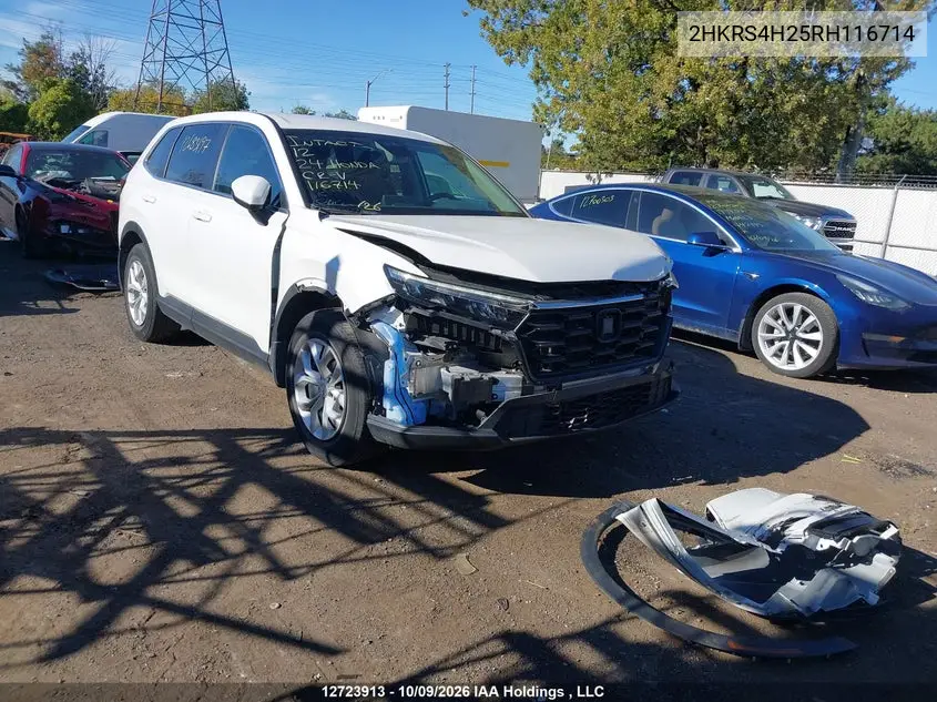 HONDA CR-V 2024, VIN 2HKRS4H25RH116714