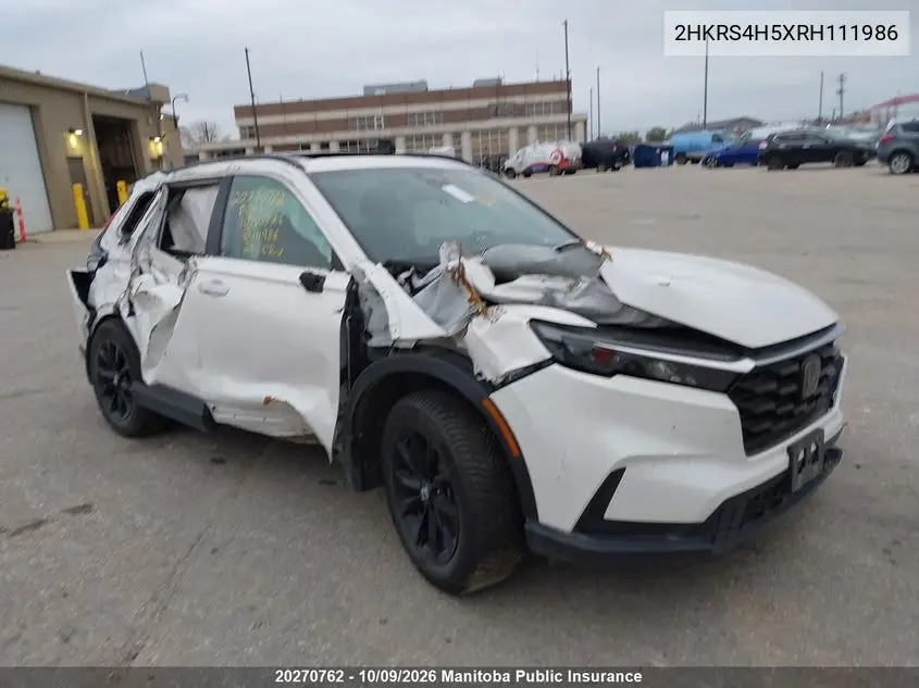 HONDA CR-V 2024, VIN 2HKRS4H5XRH111986