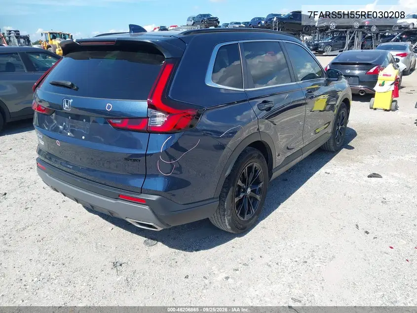 2024 HONDA CR-V VIN 7FARS5H55RE030208 — фото 4