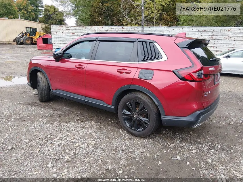 2024 HONDA CR-V VIN 7FARS6H97RE021776 — фото 3