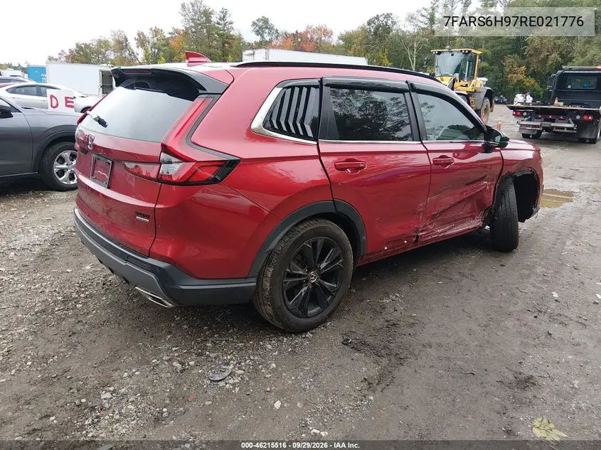 2024 HONDA CR-V VIN 7FARS6H97RE021776 — фото 4