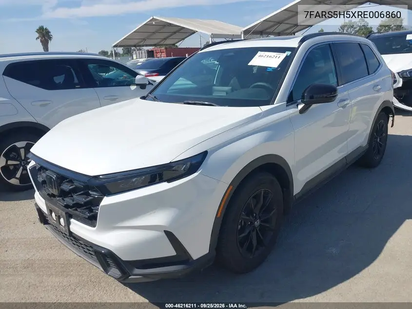 2024 HONDA CR-V VIN 7FARS5H5XRE006860 — фото 2
