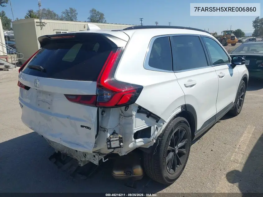 2024 HONDA CR-V VIN 7FARS5H5XRE006860 — фото 4