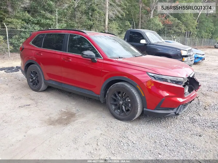 HONDA CR-V 2024, VIN 5J6RS5H55RL001374