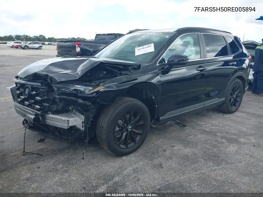 2024 HONDA CR-V VIN 7FARS5H50RE005894 — фото 2
