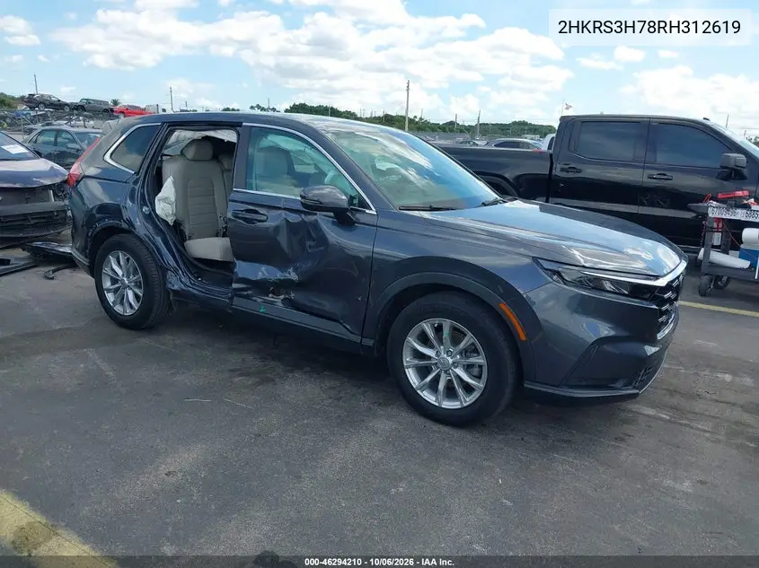 HONDA CR-V 2024, VIN 2HKRS3H78RH312619