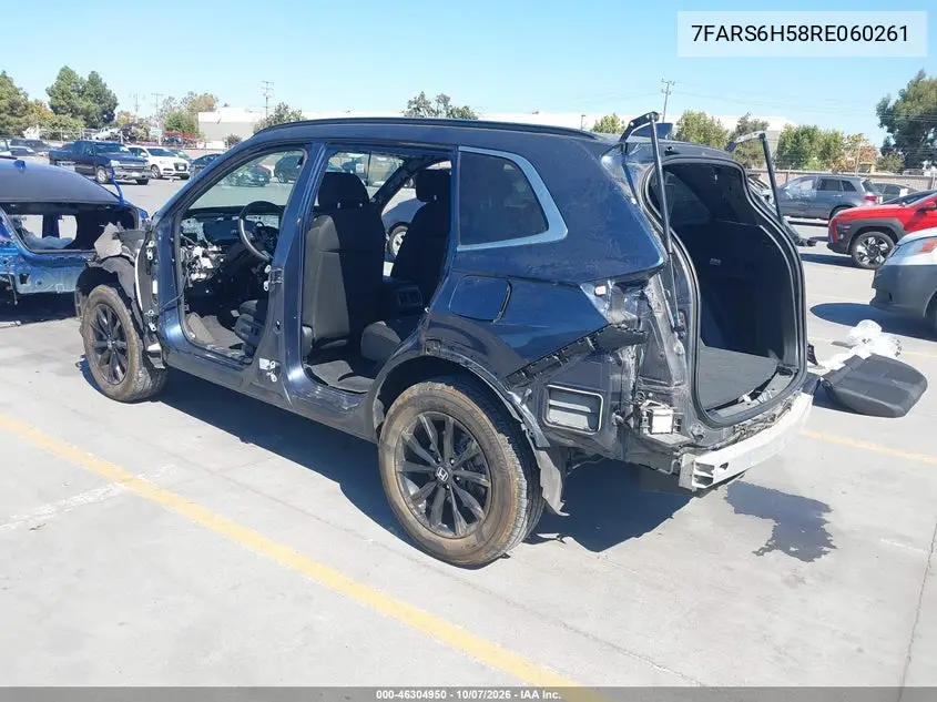 2024 HONDA CR-V VIN 7FARS6H58RE060261 — фото 3