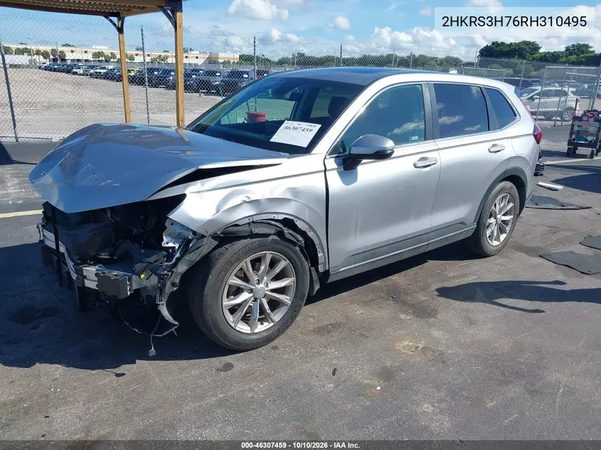 2024 HONDA CR-V VIN 2HKRS3H76RH310495 — фото 2