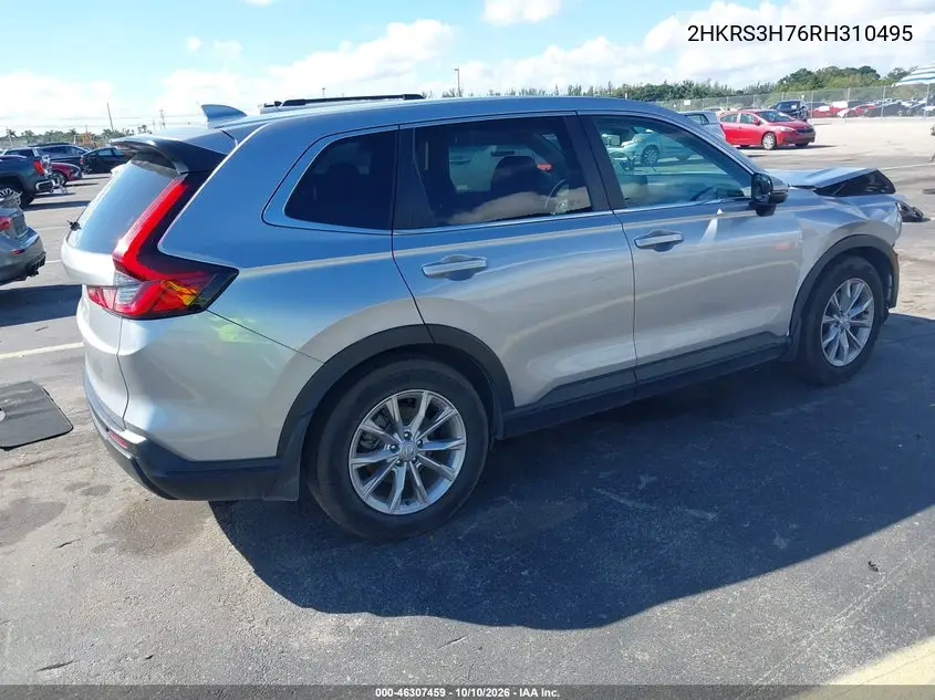 2024 HONDA CR-V VIN 2HKRS3H76RH310495 — фото 4