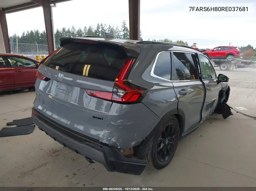 2024 HONDA CR-V VIN 7FARS6H80RE037681 — фото 4