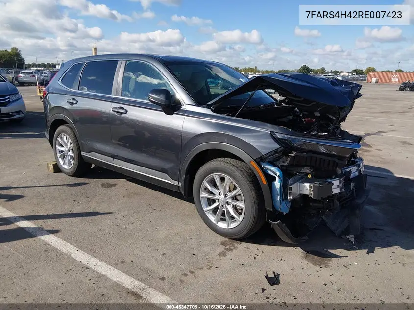 HONDA CR-V 2024, VIN 7FARS4H42RE007423