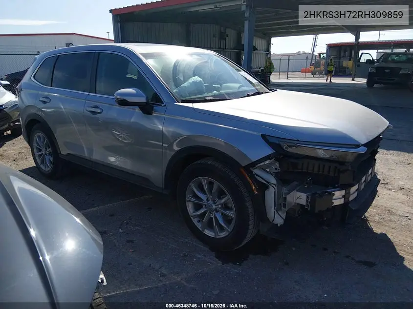 HONDA CR-V 2024, VIN 2HKRS3H72RH309859