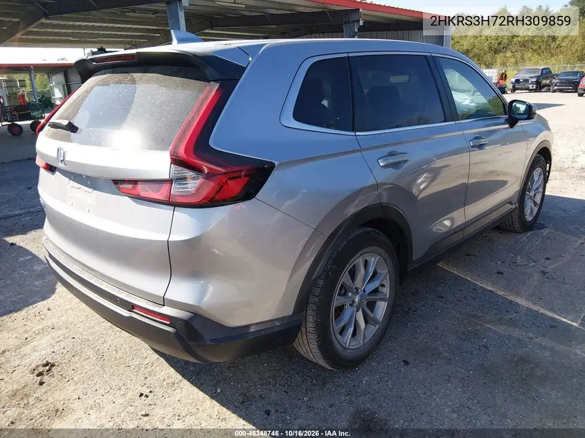 2024 HONDA CR-V VIN 2HKRS3H72RH309859 — фото 4