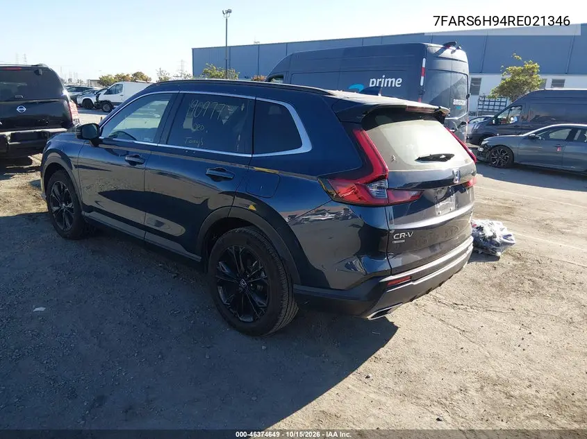 2024 HONDA CR-V VIN 7FARS6H94RE021346 — фото 3