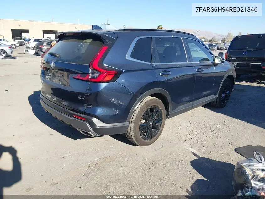 2024 HONDA CR-V VIN 7FARS6H94RE021346 — фото 4